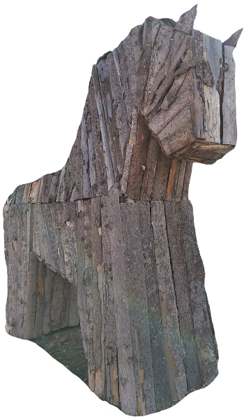 Скульптура Троянский конь ПГНИУ